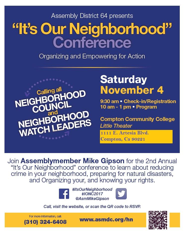 It's Our Neighborhood Conference