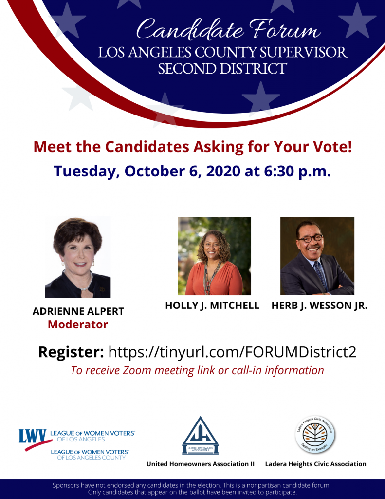 County Supervisor Candidate Forum