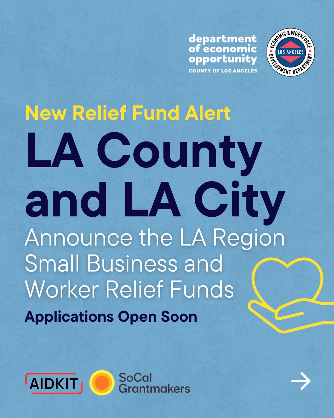 Relief Grants Available for Small Businesses & Workers Impacted by Wildfires